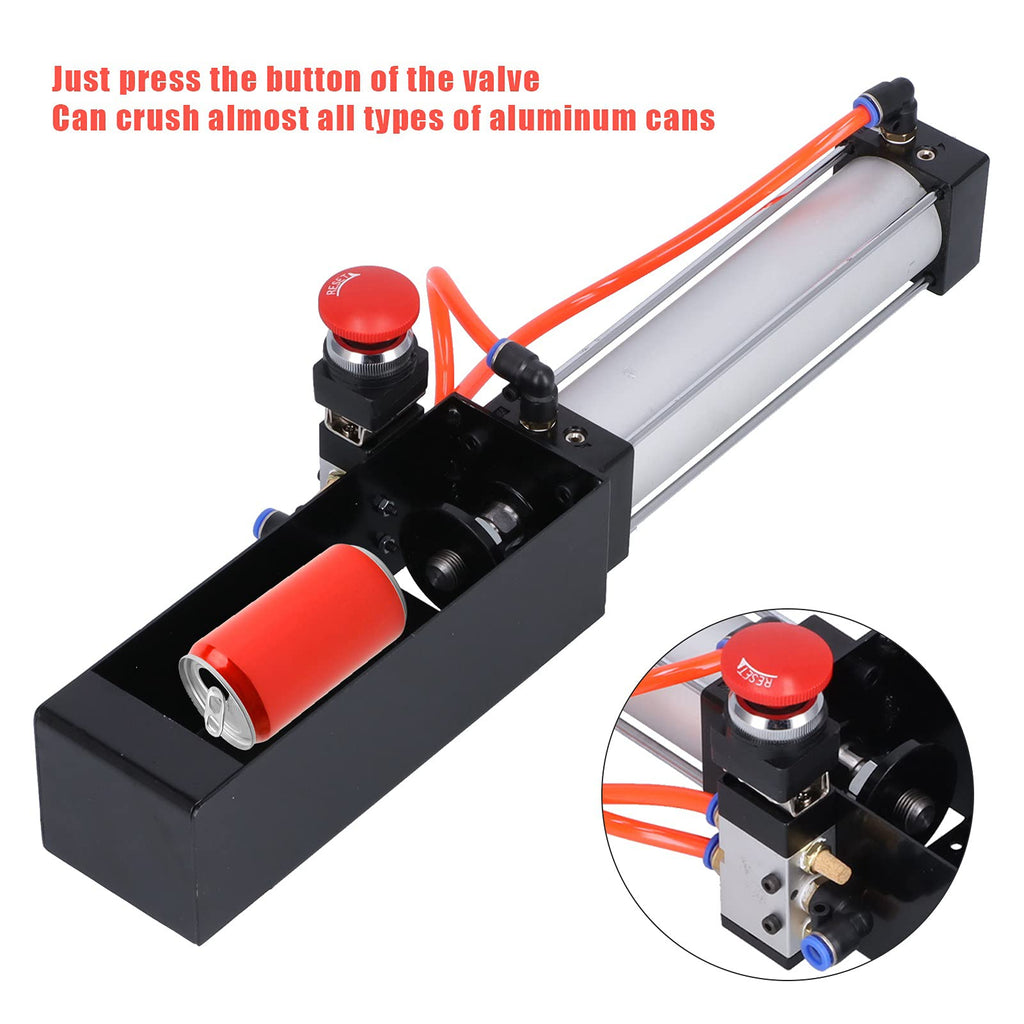 Pneumatic Can Crusher Aluminum Can Recycling Tool for 12oz 16oz Cans A7729