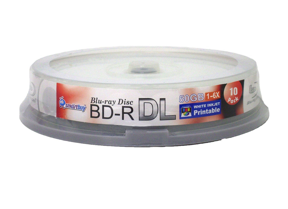 50-disc 50gb 6X Bd-r Dl White Inkjet Hub Printable Blank Disc M8597