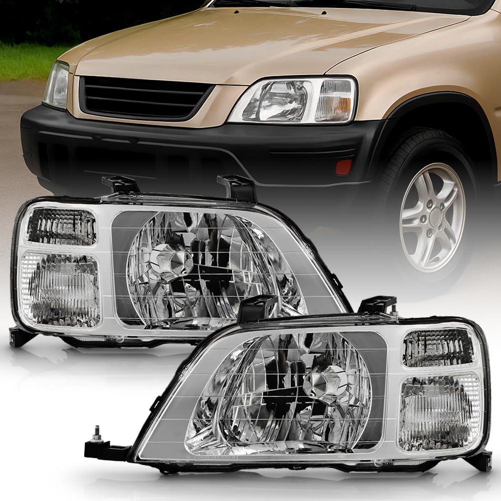 Black Headlights Headlamps Pair Replacement Left+Right H31276