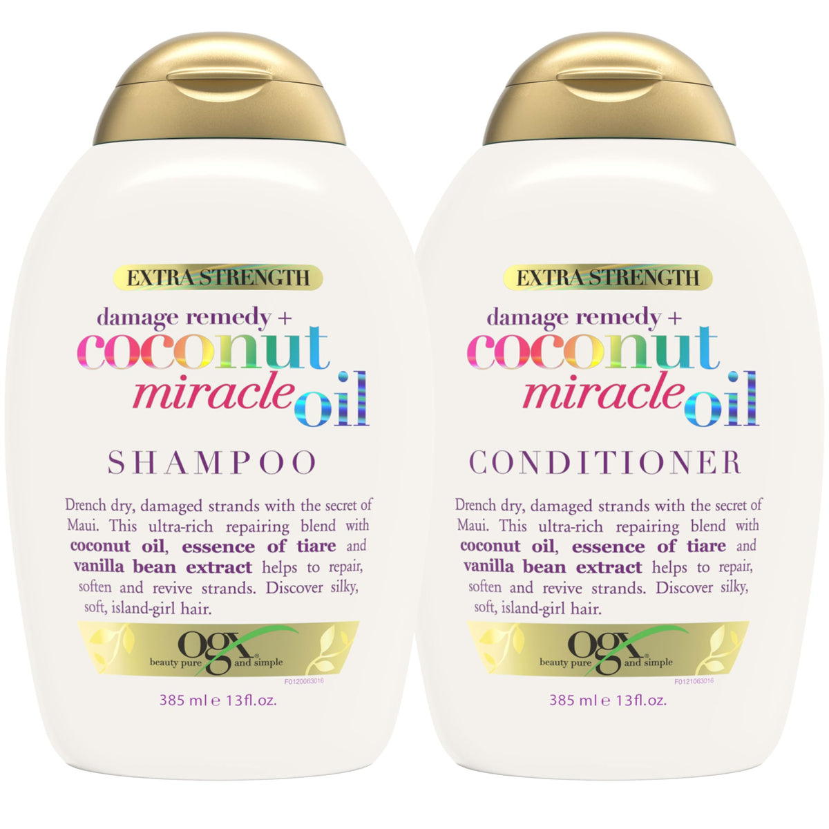 Coconut Oil Shampoo & Conditioner Set Z3948