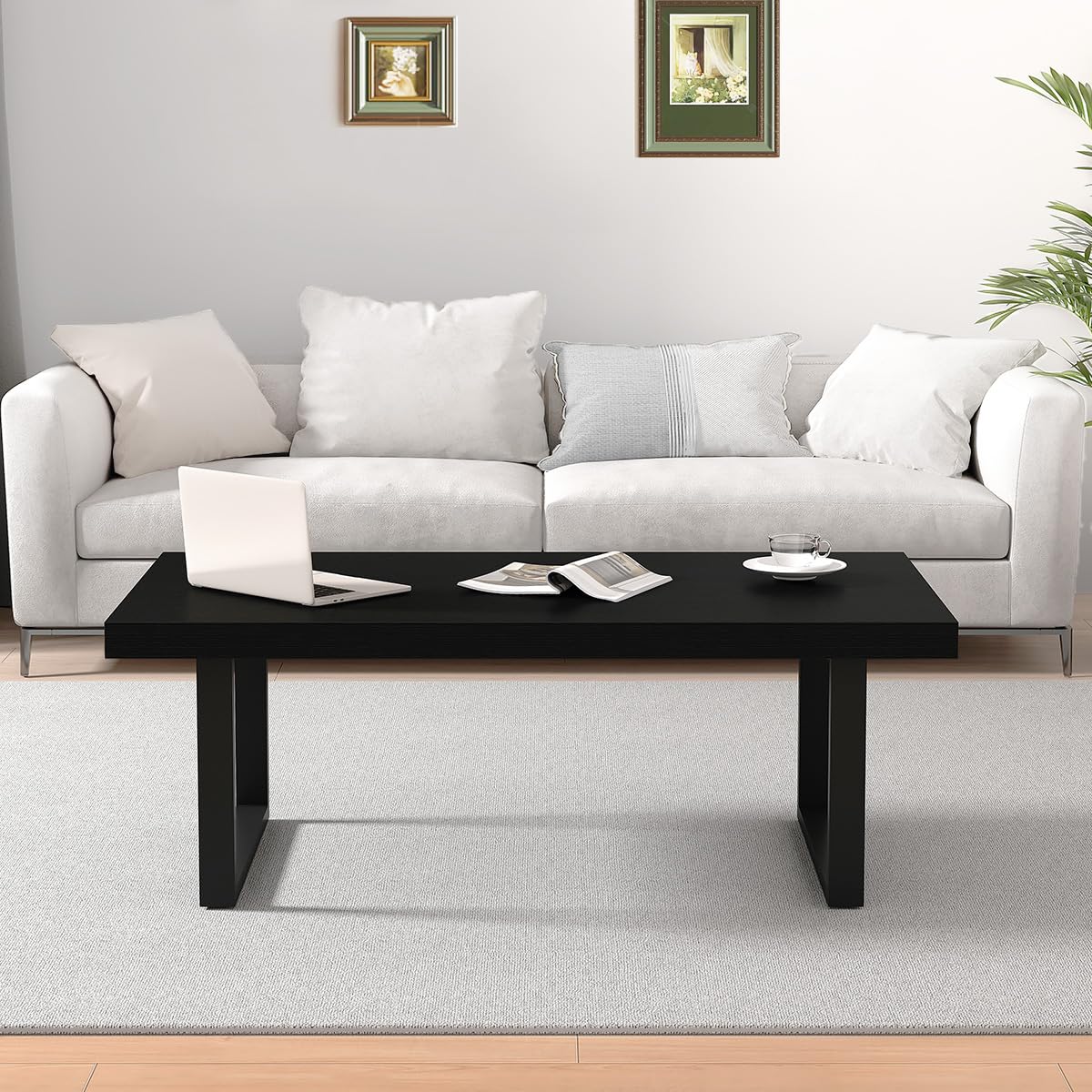 Black Wood Coffee Table A497