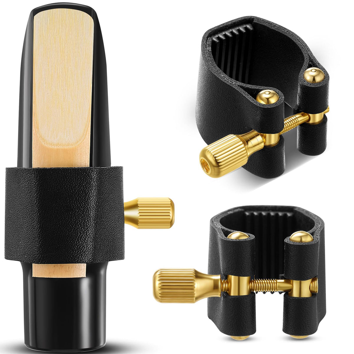 2 Pcs Alto Sax Ligature Q422058