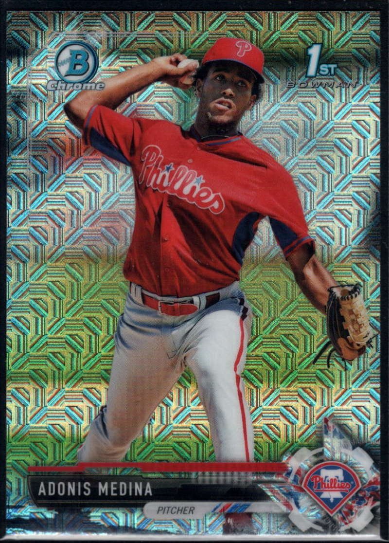 Baseball MLB 2017 Bowman Chrome Mega Box #BCP104 Adonis Medina #BCP104 NM Near Mint Phillies T823999