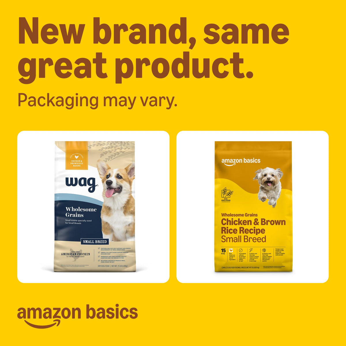 Chicken and Brown Rice Dry Dog Food 15 lb Bag Q187294