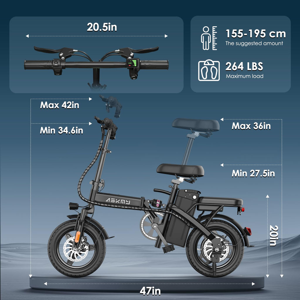 Folding Electric Bike 14" J336752