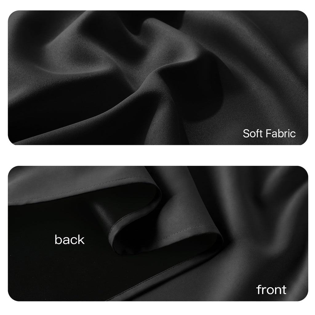 100% Blackout French Door Curtain Q239