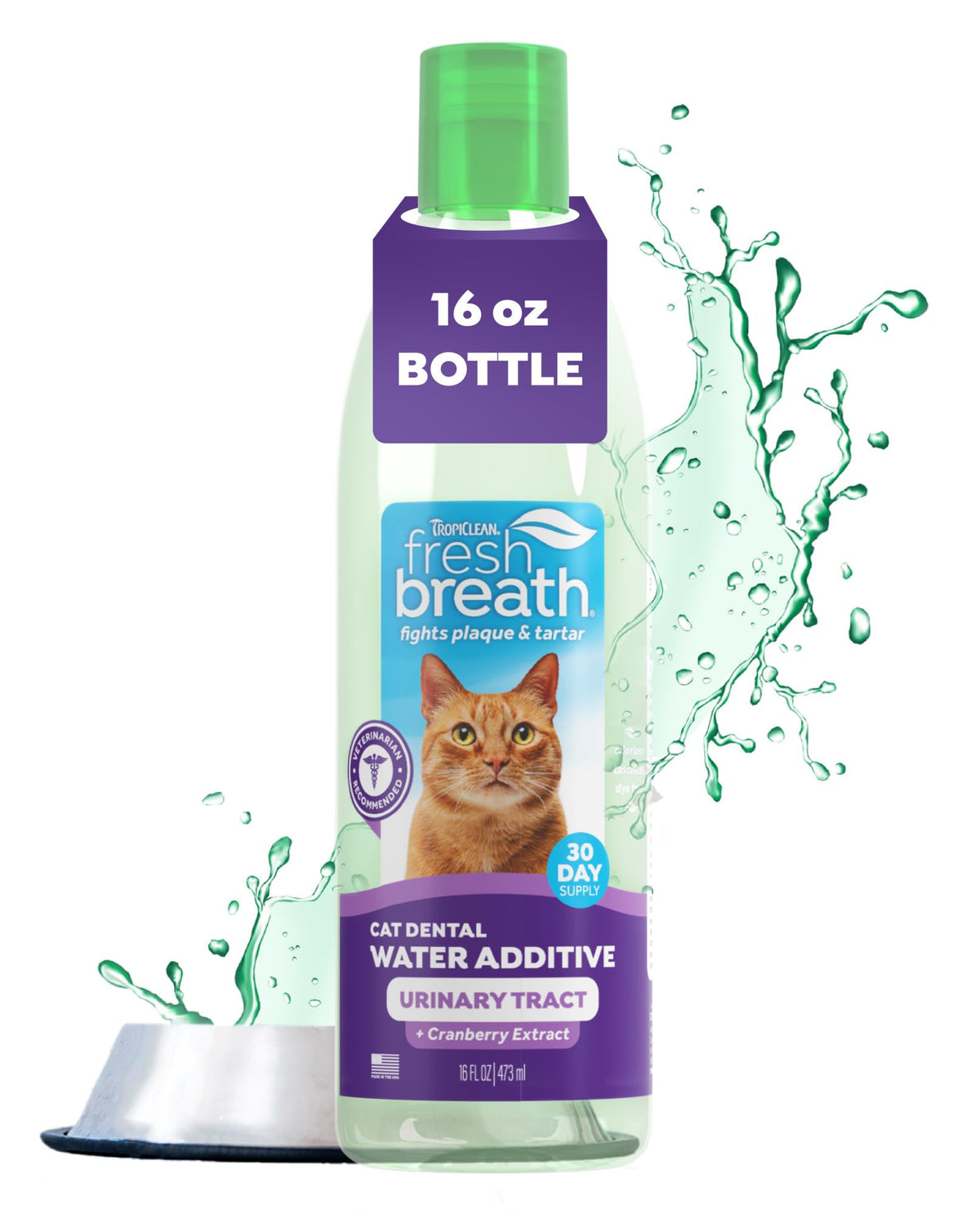 Fresh Breath Water Additive for Cats 16oz T635078