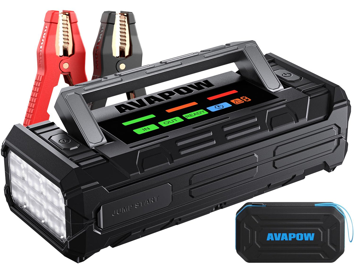 10000A Portable Battery Jumper Starter with 4" HD Display X67298