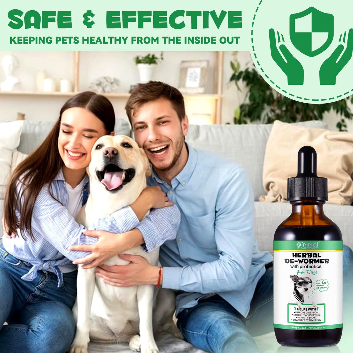 Natural Broad Spectrum Herbal Cleanse Digestive Support Supplement Drops with Probiotics S7328