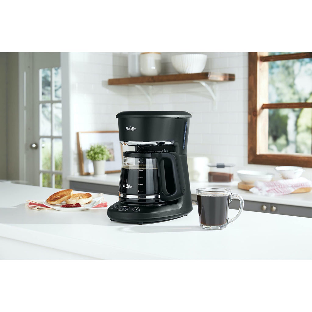 12-Cup Programmable Coffeemaker Black J52565