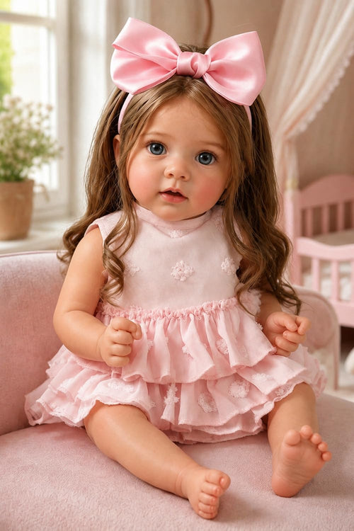 20 Inch Realistic Lifelike Newborn Baby Dolls with Soft Vinyl Body Y3182