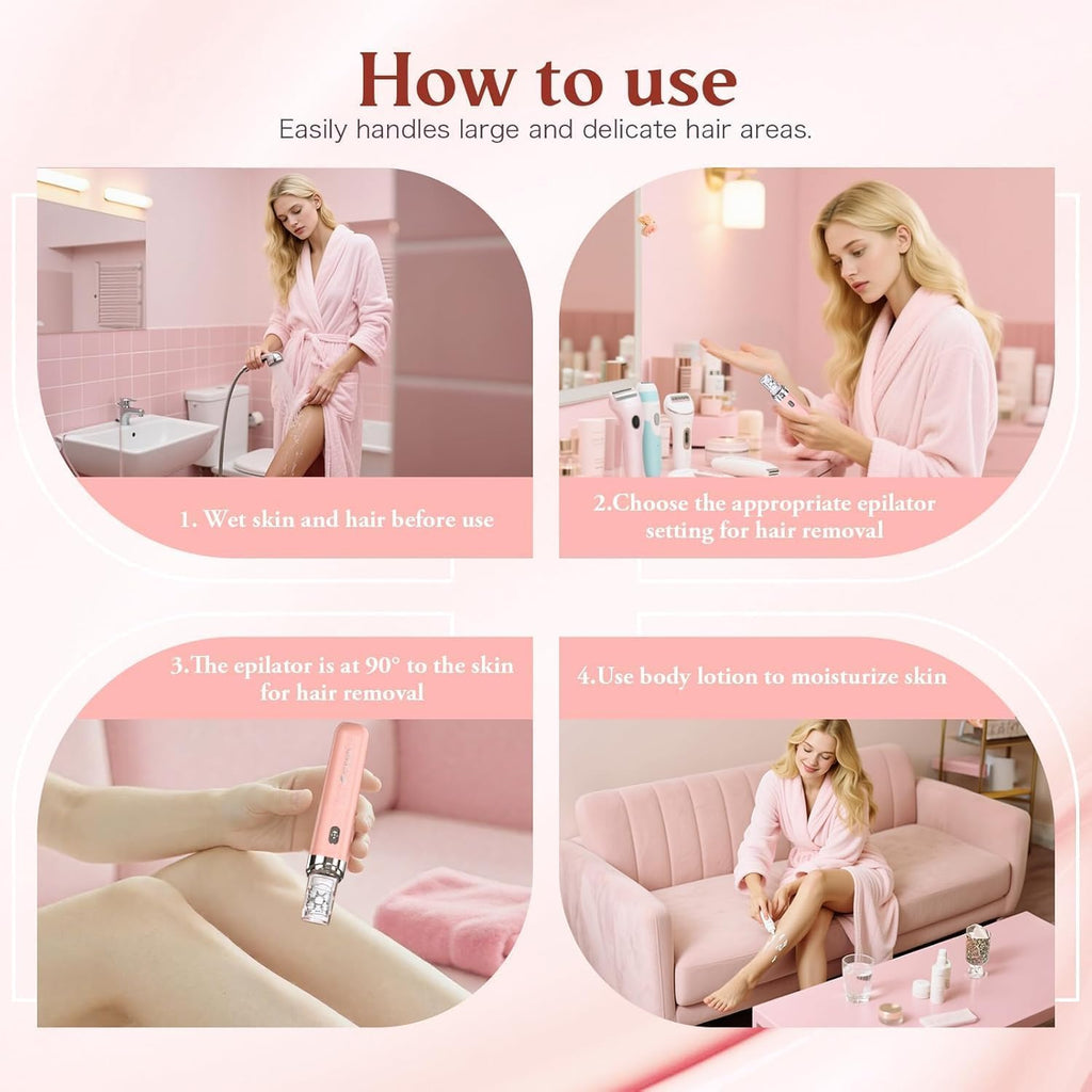 2 in 1 USB Rechargeable Epilator G79713