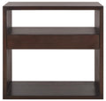 Dark Oak 2-Shelf 1-Drawer Console Table X559537
