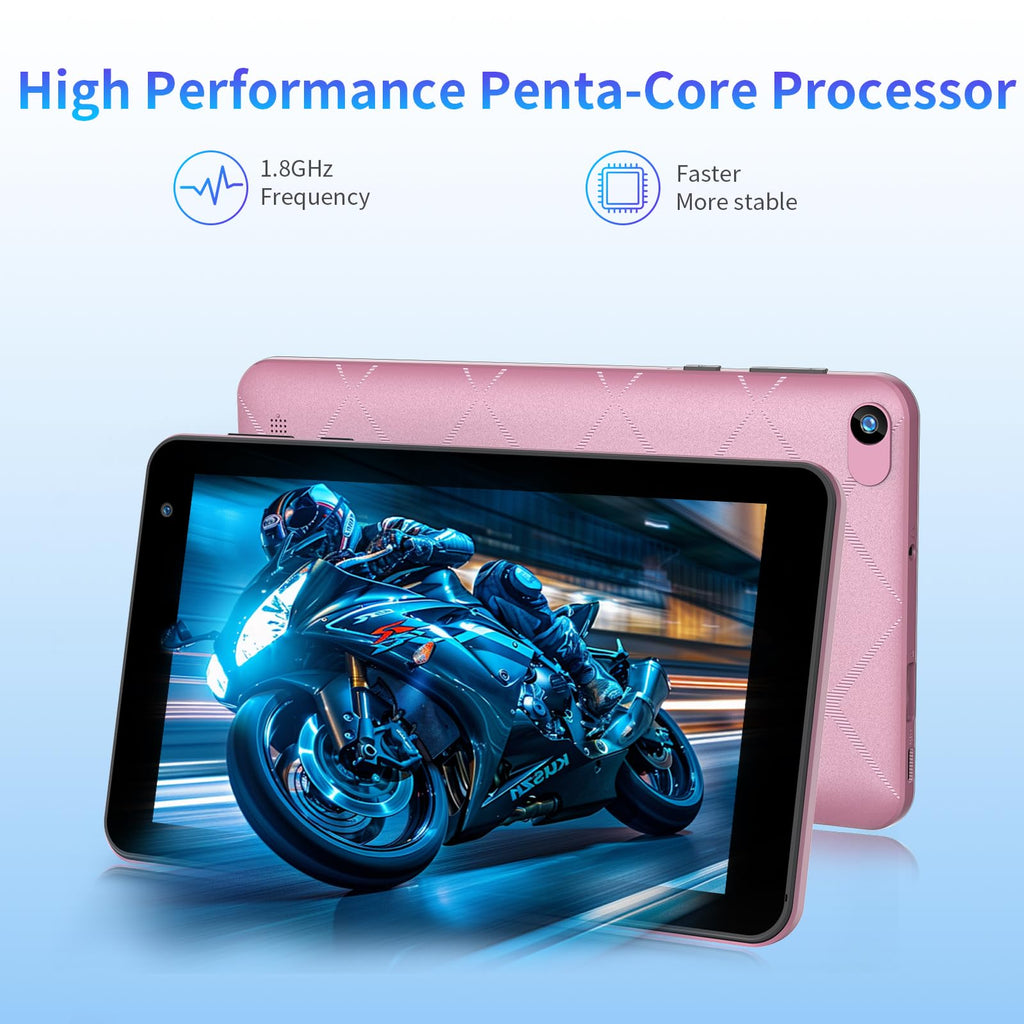 7 inch Android Tablet 8GB RAM 32GB ROM Pink K324359
