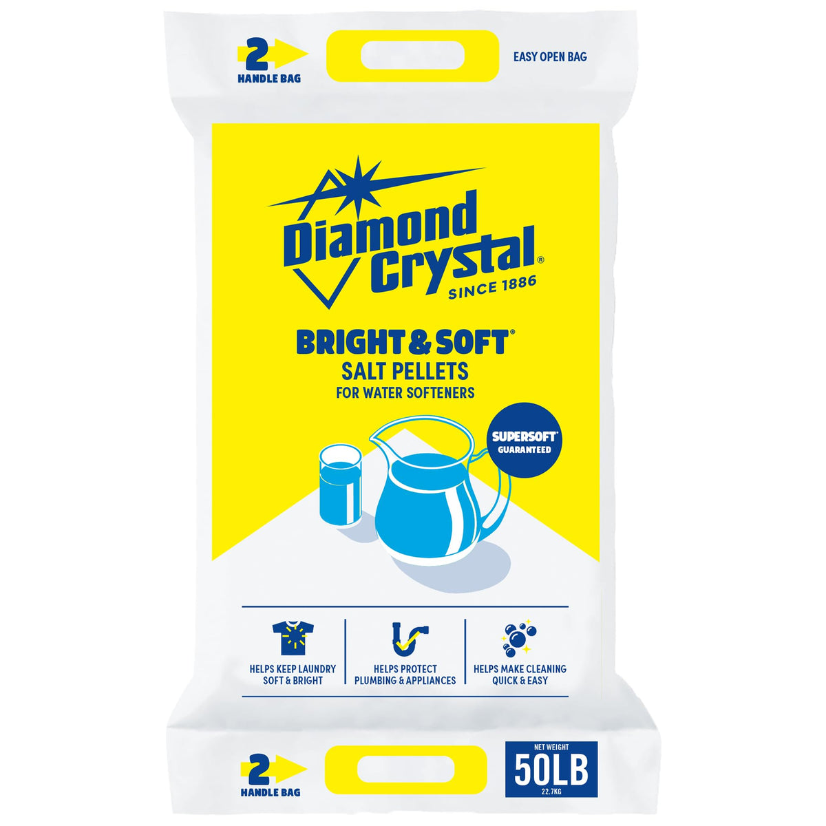 Water Softener Salt Pellets 50 Pounds T881432