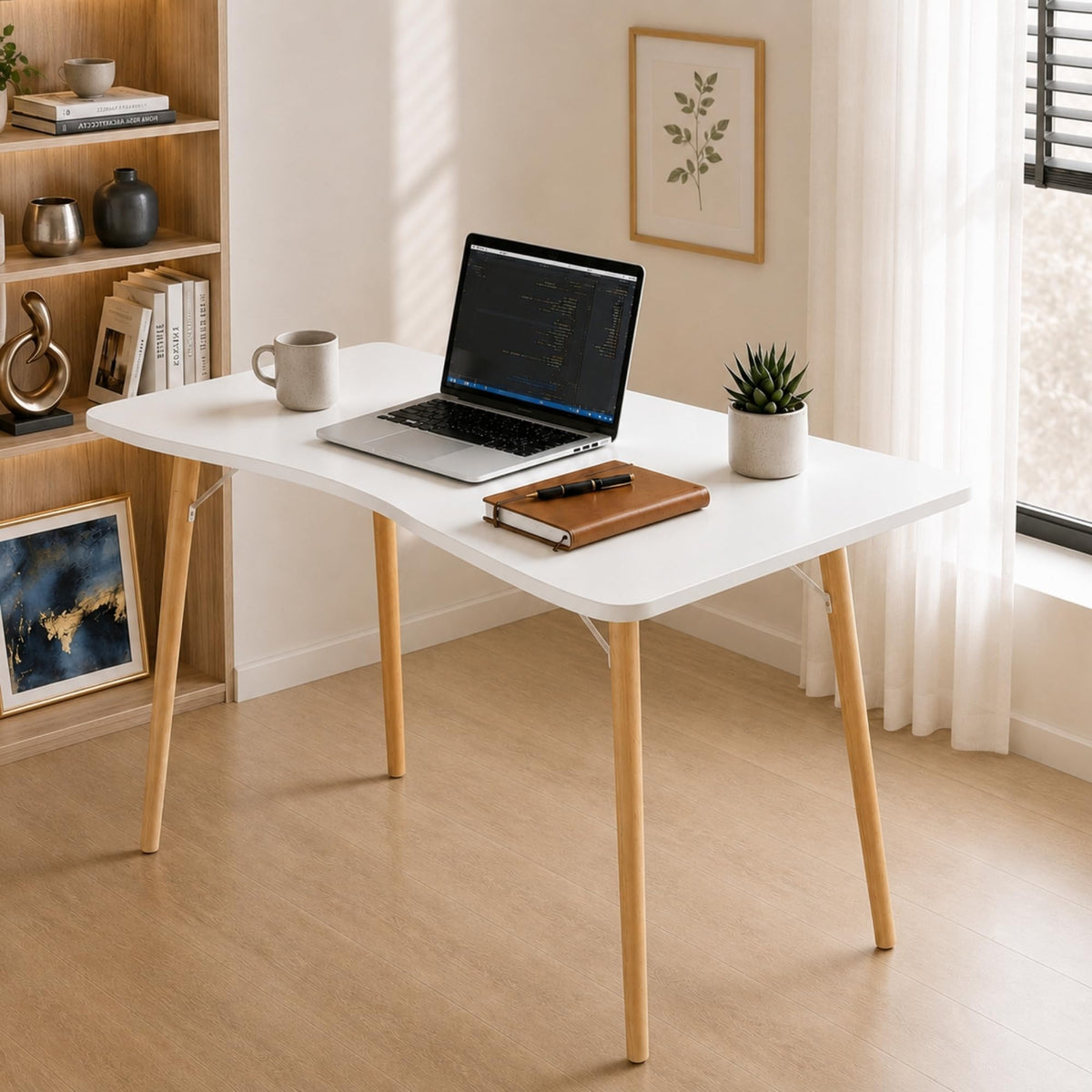 White Computer Desk B204659