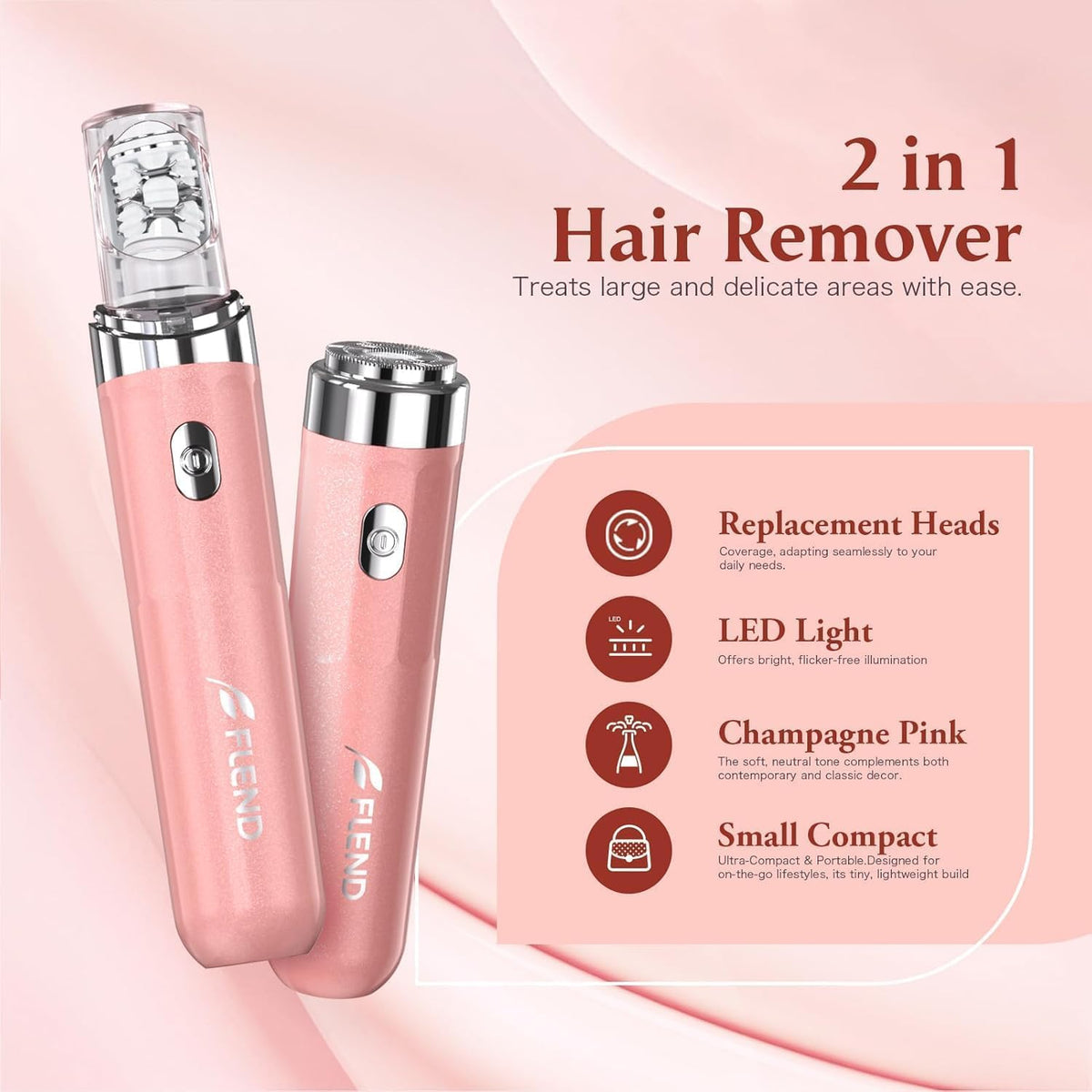 2 in 1 USB Rechargeable Epilator G79713