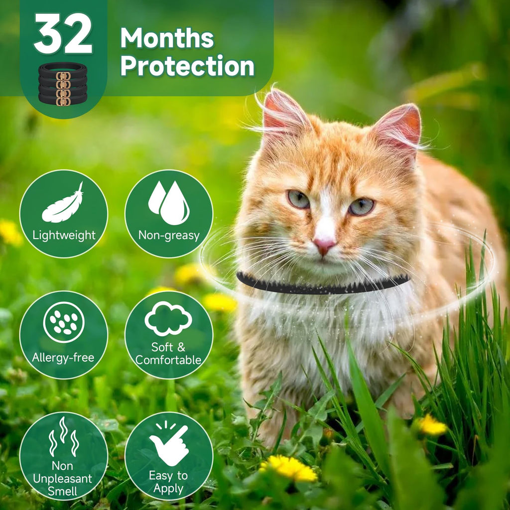 4 Pack Flea Collar for Cats F879