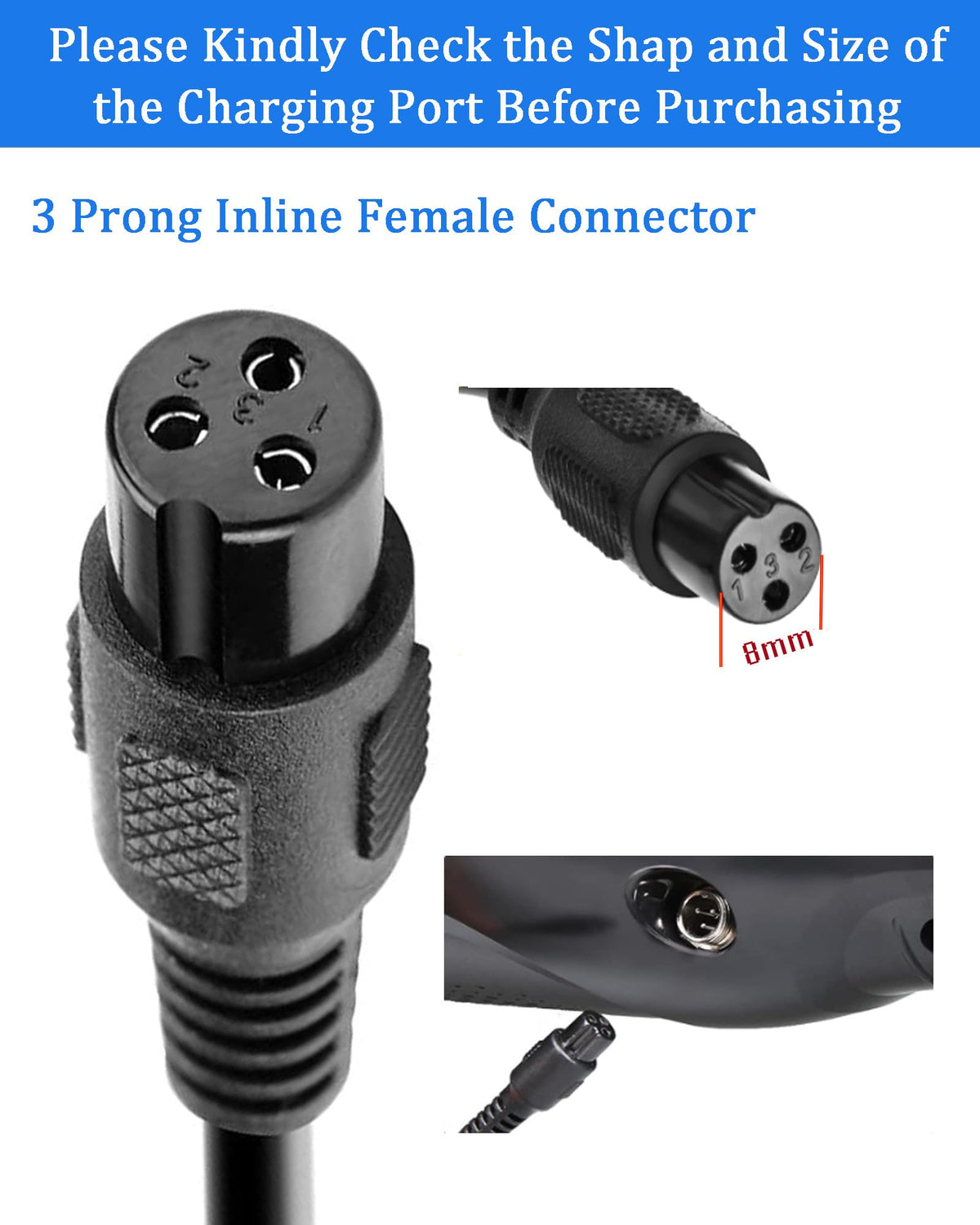 42V 2A Electric Scooter Charger R8149