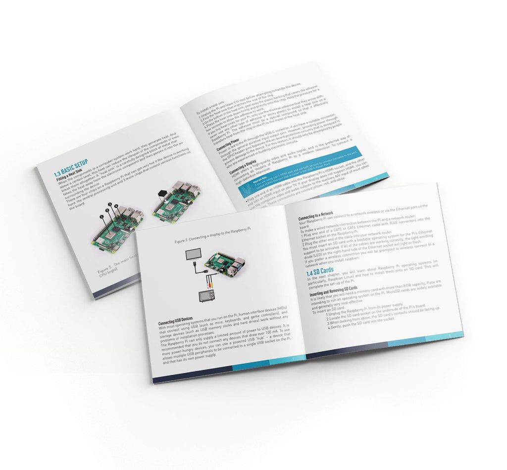 Raspberry Pi 4 Starter Kit with 64GB Micro SD Card Q8465