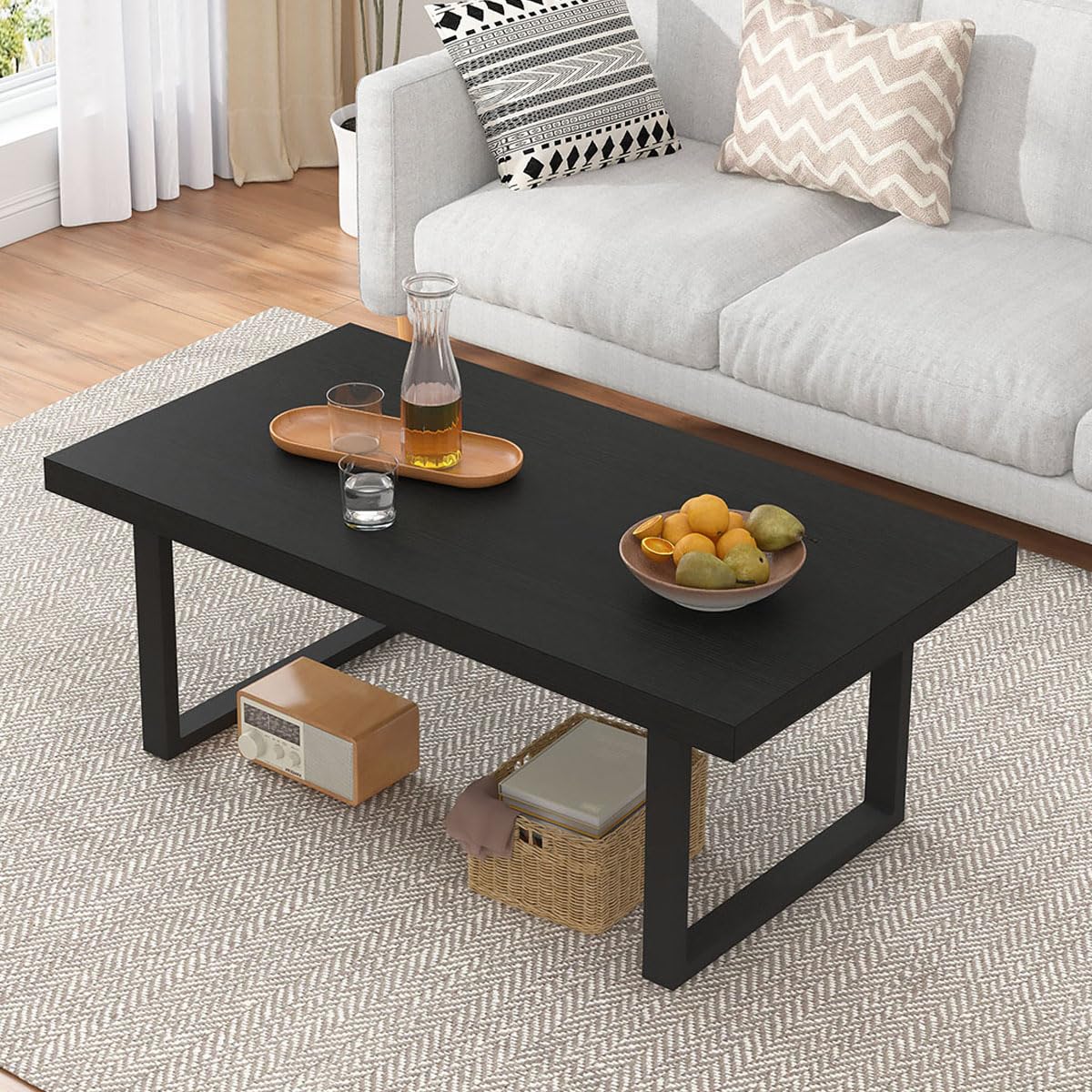 Black Wood Coffee Table A497