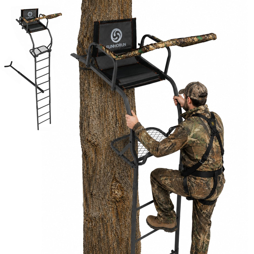 Ladder Tree Stand with Seat G2201