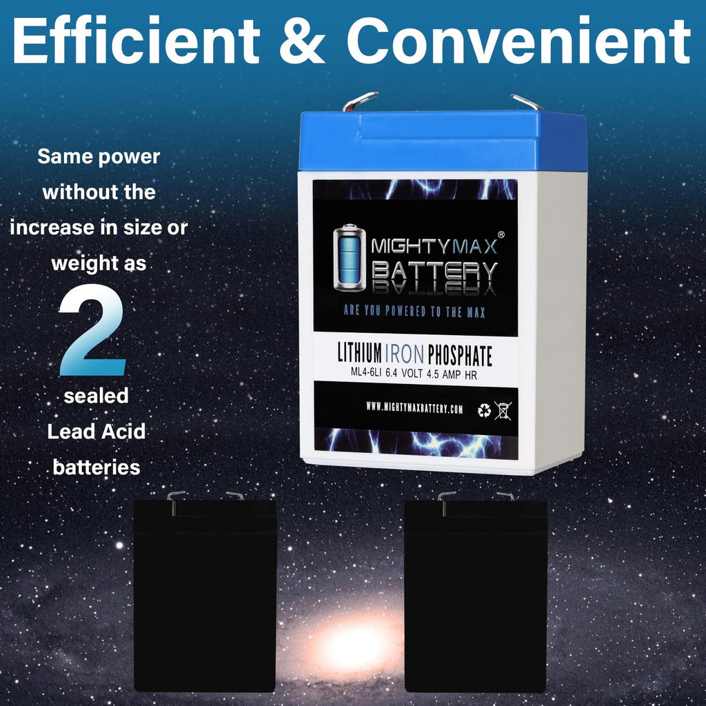6V 4.5AH Lithium Replacement Battery U986242