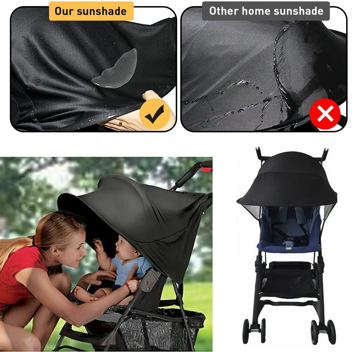 Baby Stroller Sun Shade V8366