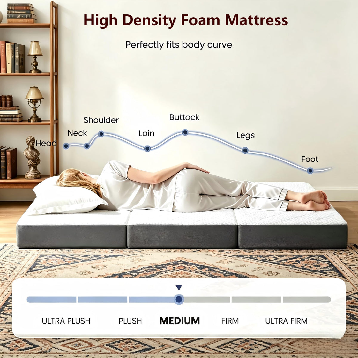 4 Inches Folding Foam Mat K250