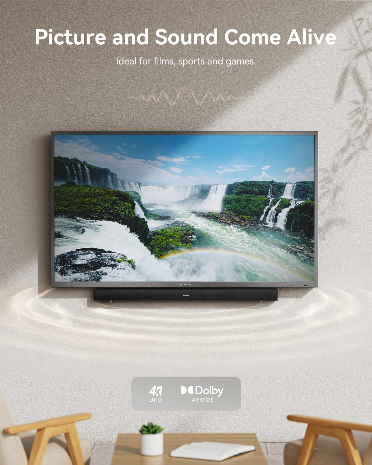 55 inch Smart Waterproof 4K UHD Outdoor TV W8528