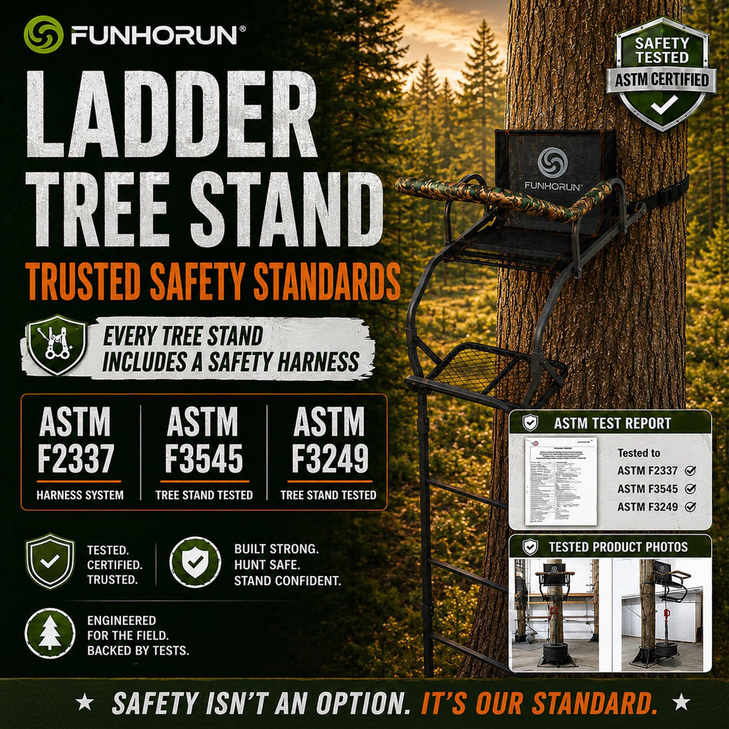 Ladder Tree Stand with Seat G2201