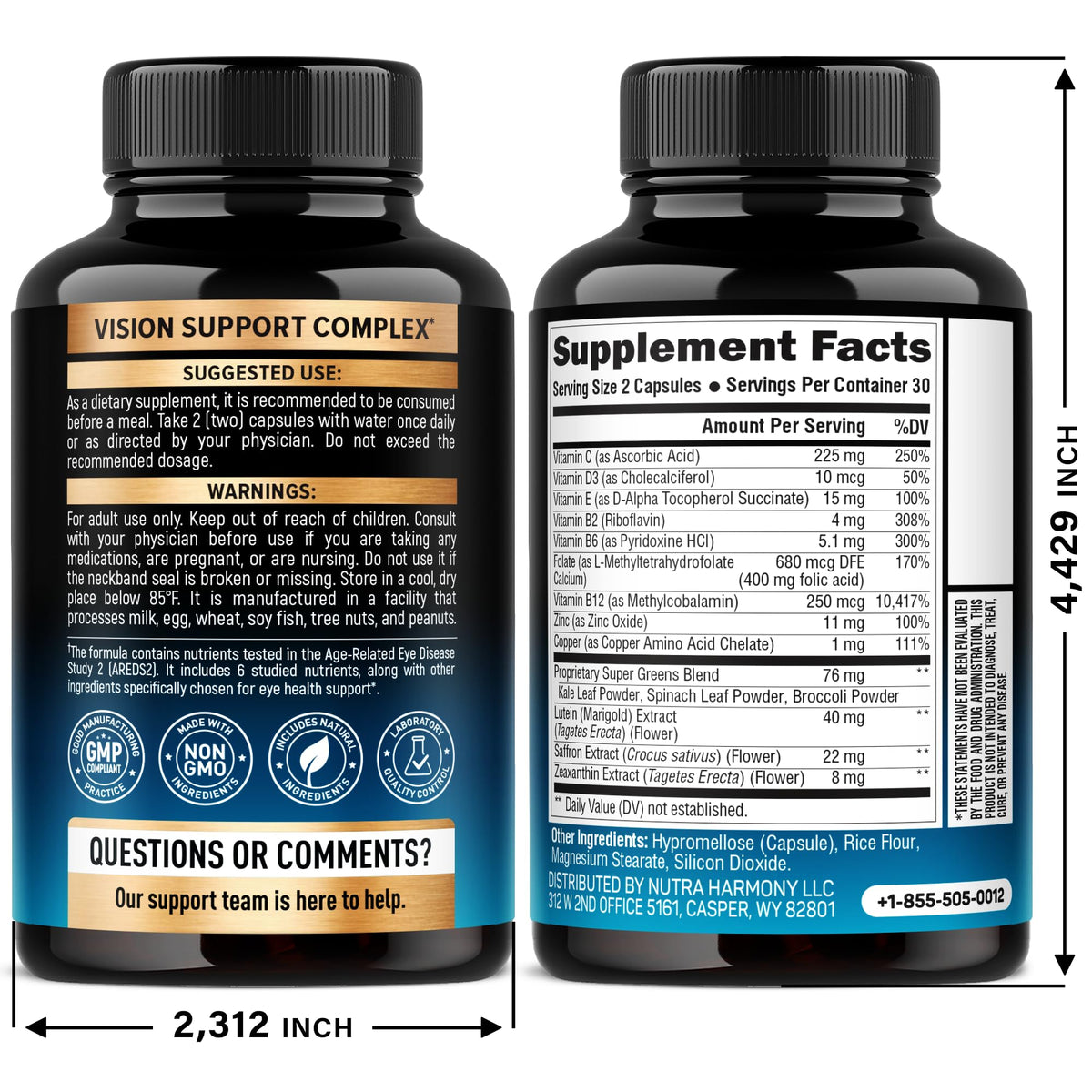 Lutein and Zeaxanthin 60 Caps P469