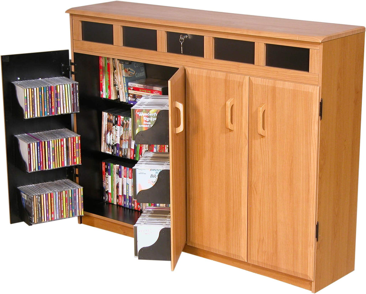 Oak Top Load Media Cabinet D5294