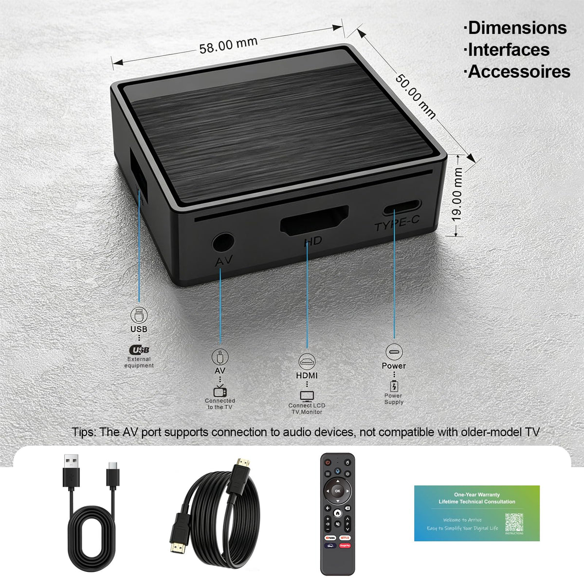 Android TV Box 4K Ultra HD Streaming Device R297109