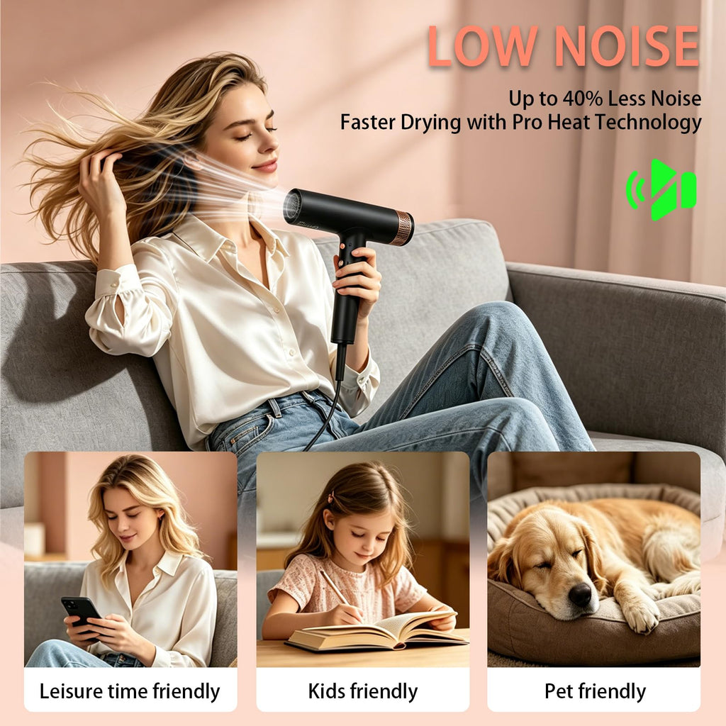 1875W Ionic Hair Dryer with Diffuser E18779