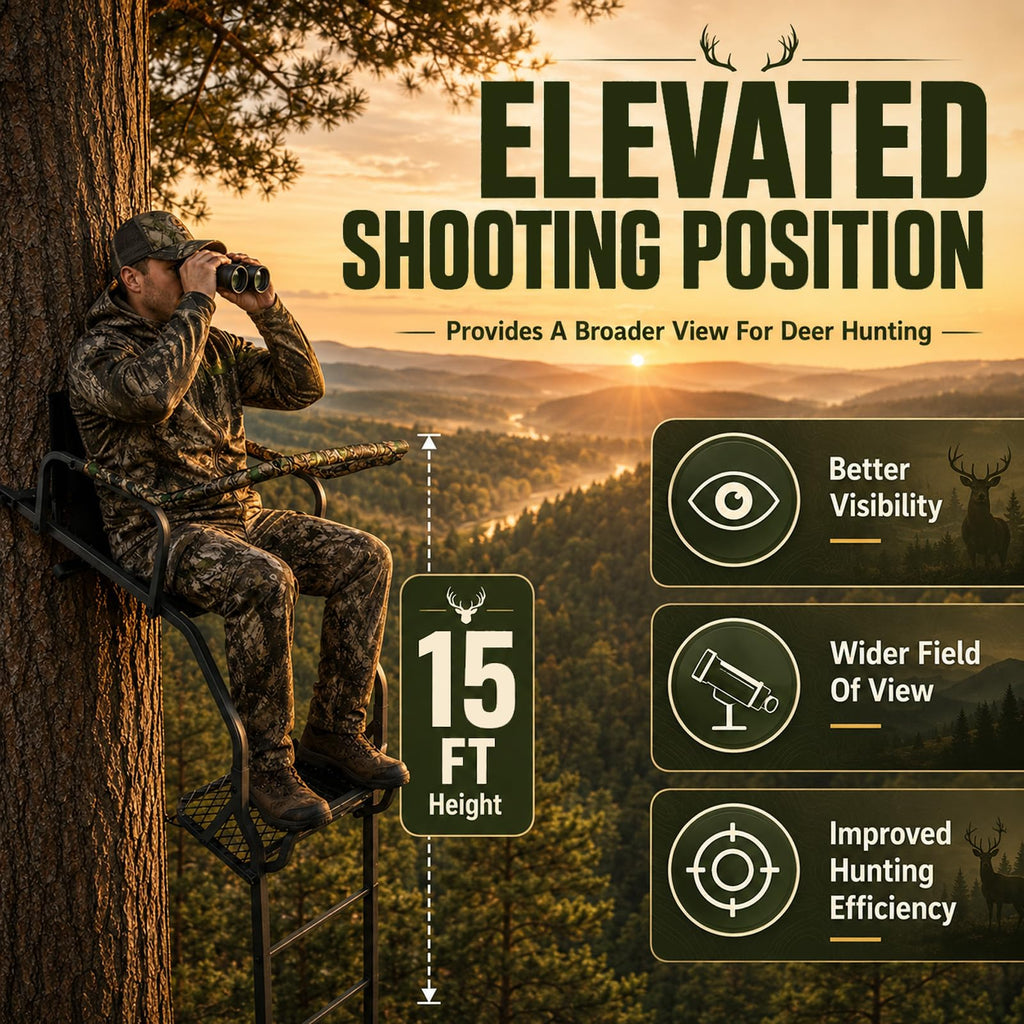 Ladder Tree Stand with Seat G2201
