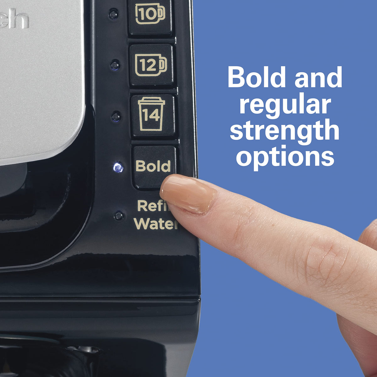 Single-Serve Coffee Maker with Removable Reservoir, Black Q55389