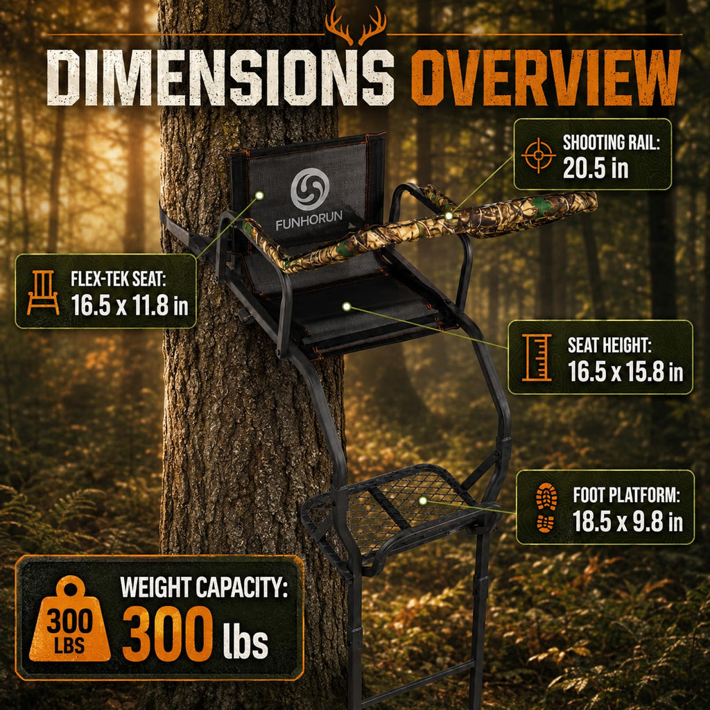 Ladder Tree Stand with Seat G2201