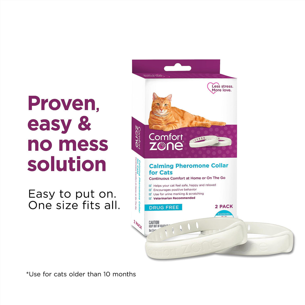Cat Calming Collar 2 Pack G875850