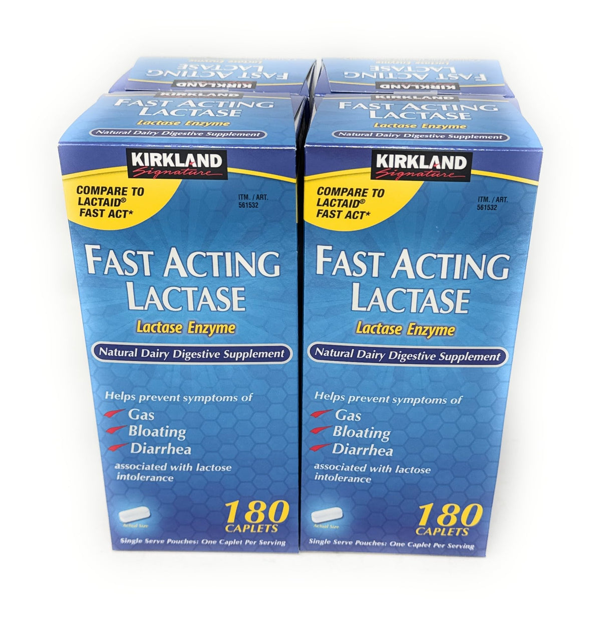 Fast Acting Lactase 720 Caplets 4 Pack D5854