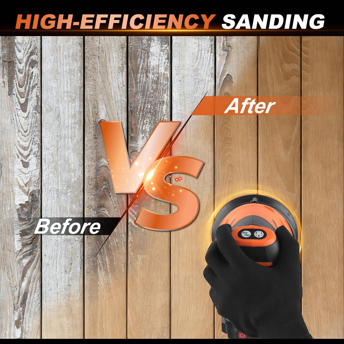 Cordless Random Orbital Sander 5 Inch N20051