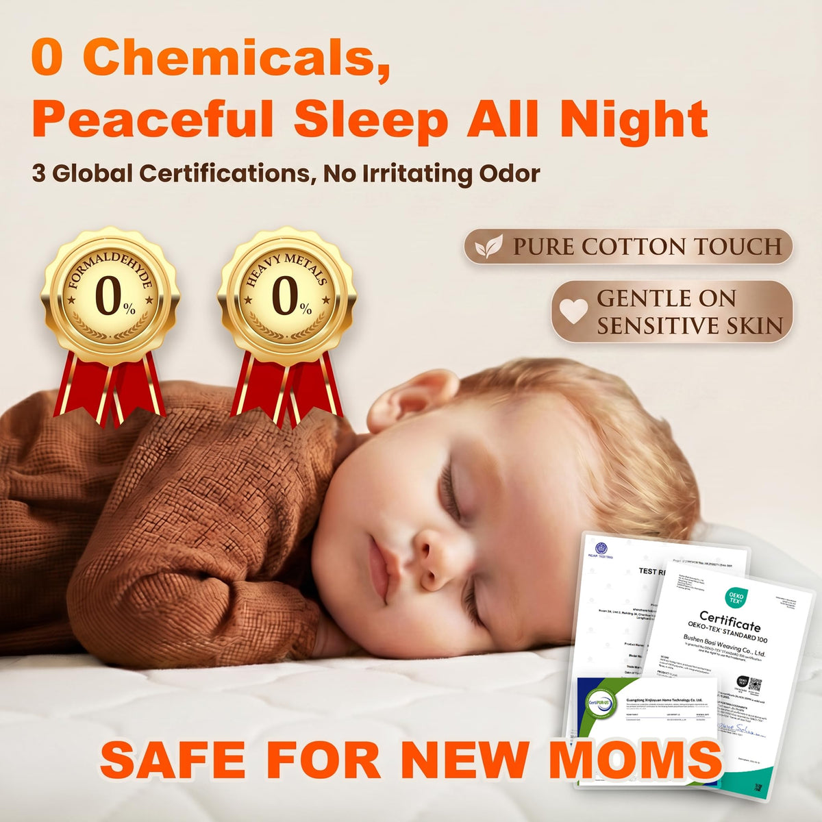 Dual Sided Memory Foam Pack and Play Mattress X3658