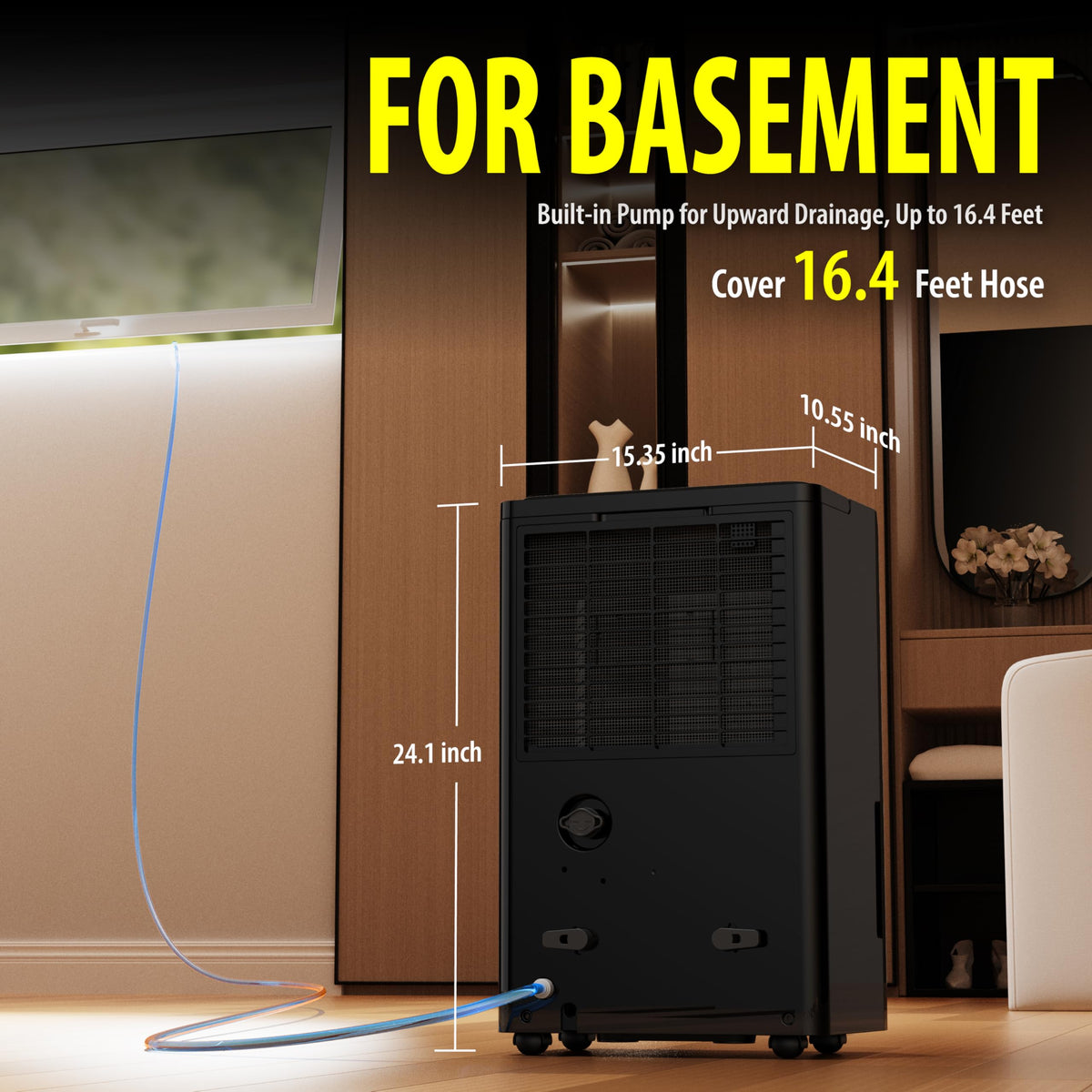 50 Pints Dehumidifier with Pump M26465