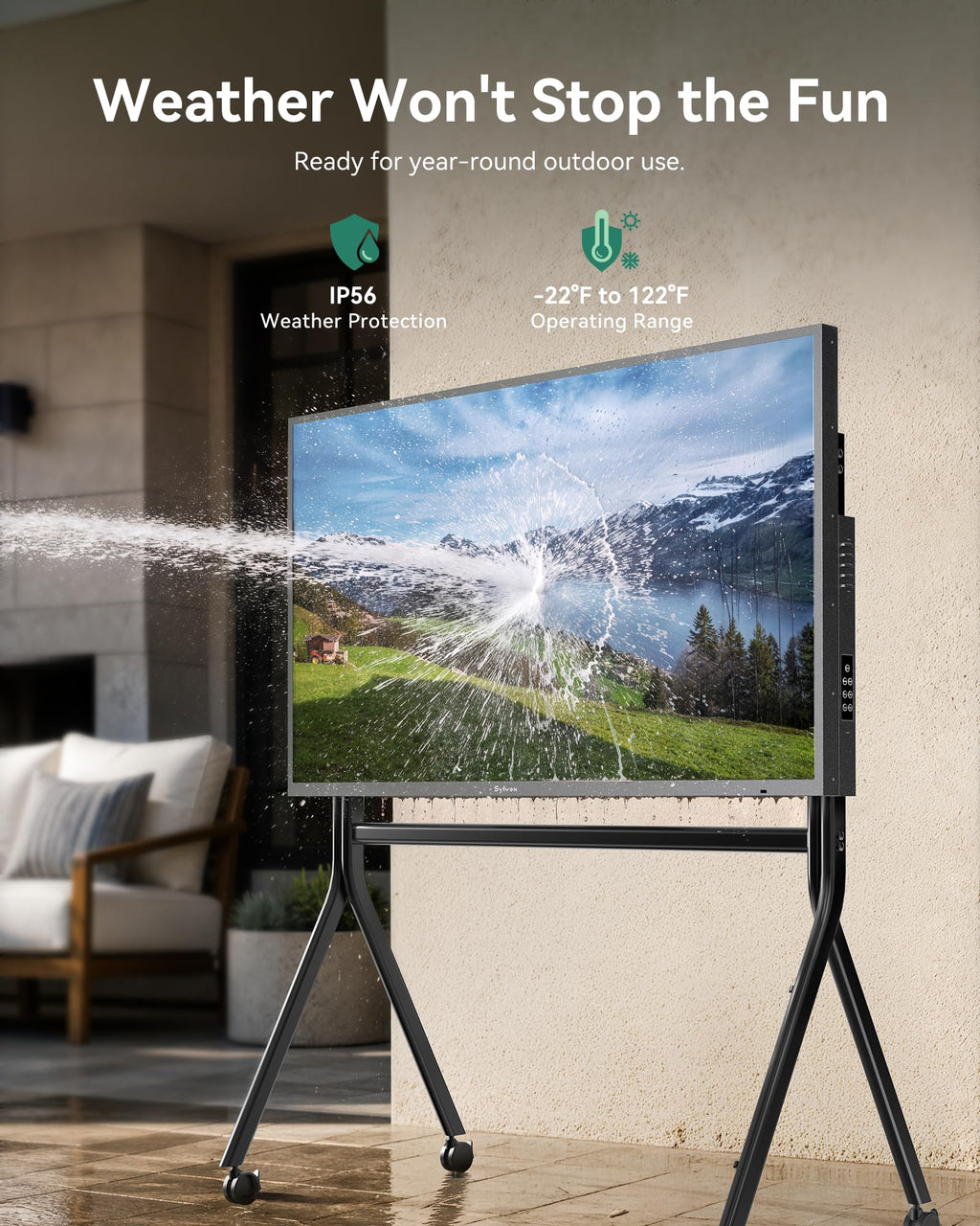 55 inch Smart Waterproof 4K UHD Outdoor TV W8528