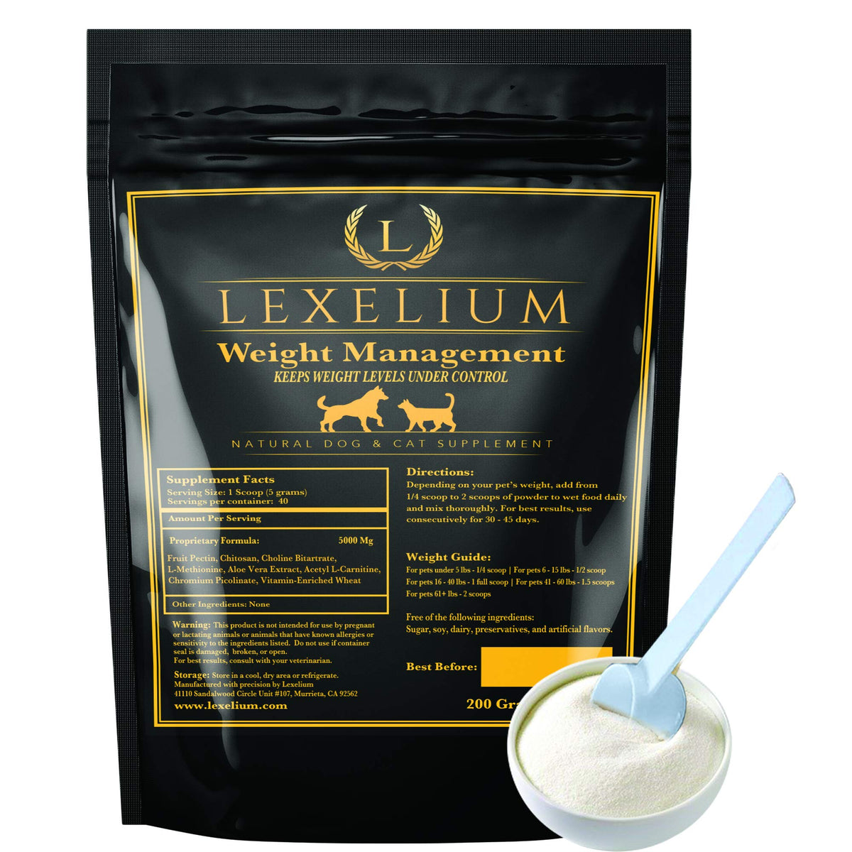 Weight Management Powder for Dogs and Cats X183085