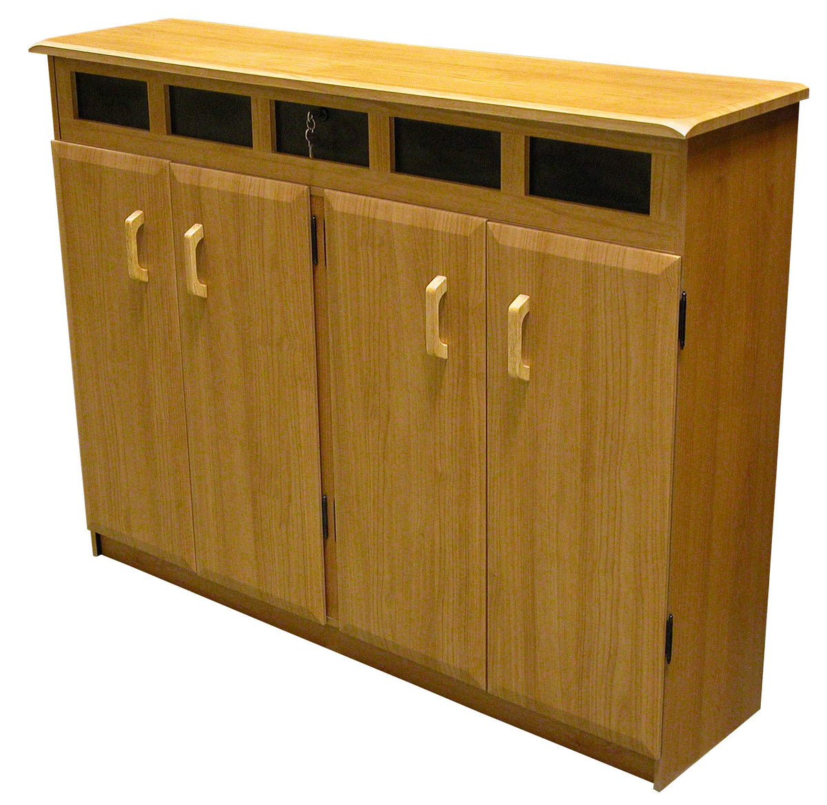 Oak Top Load Media Cabinet D5294