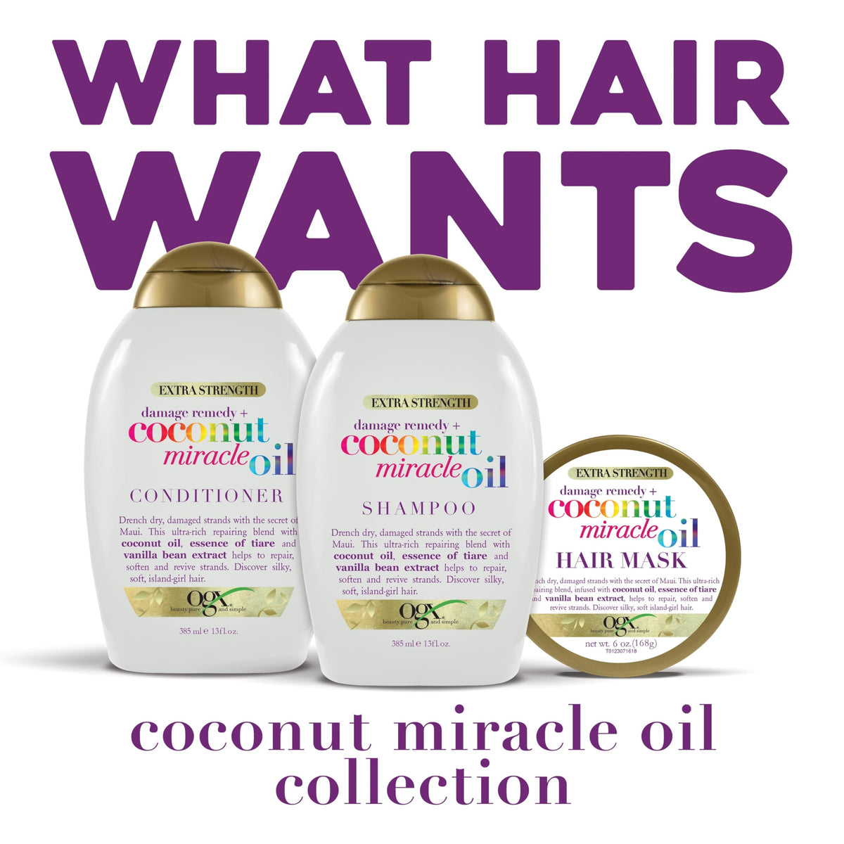 Coconut Oil Shampoo & Conditioner Set Z3948