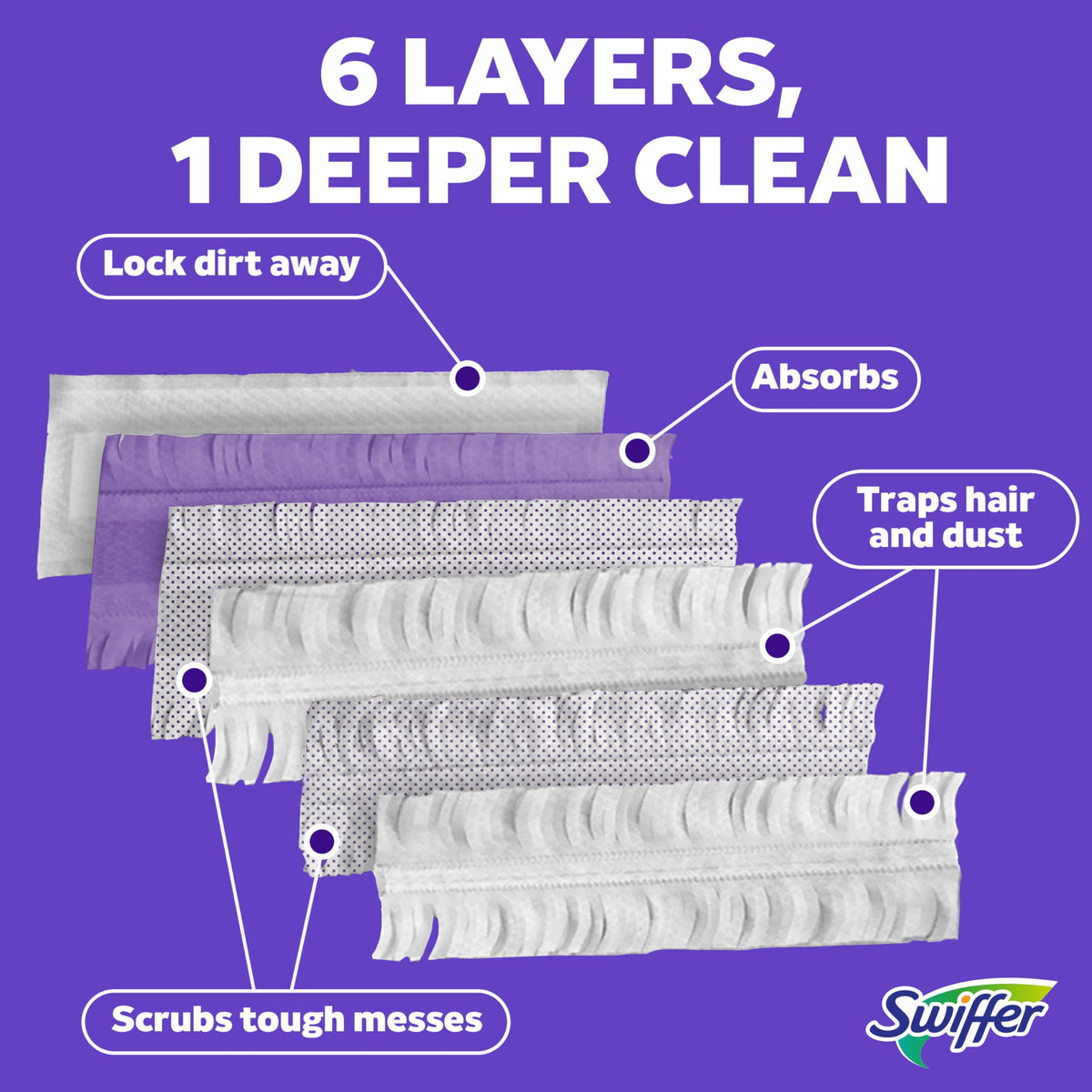 Multi-Surface Mopping Pad Refills, 11 Count T9369