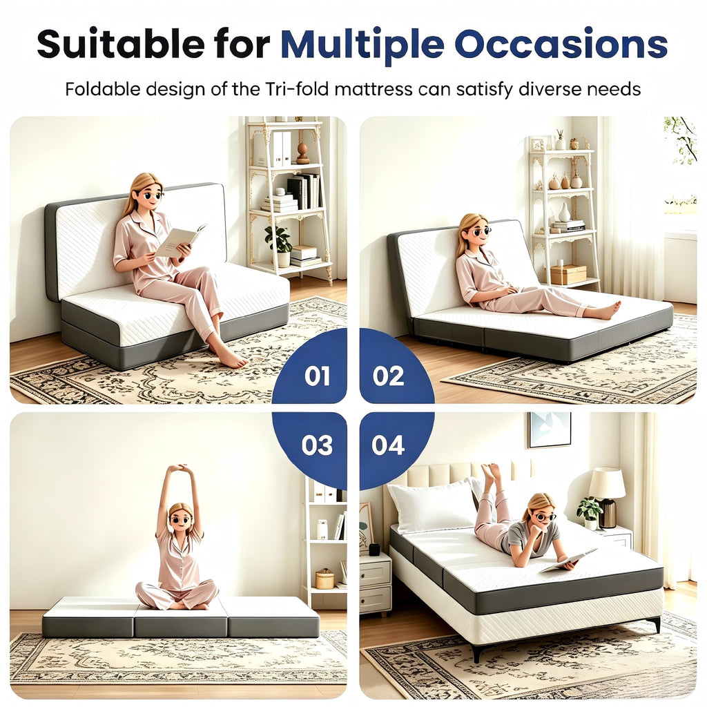 4 Inches Folding Foam Mat K250