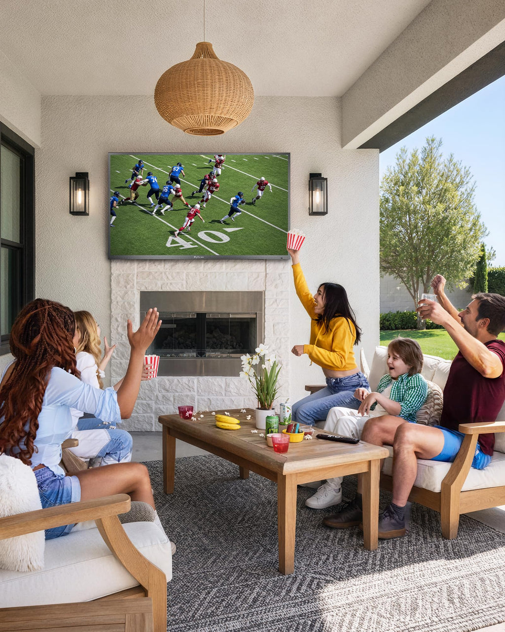 55 inch Smart Waterproof 4K UHD Outdoor TV W8528